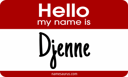 Hello my name is Djenne png download