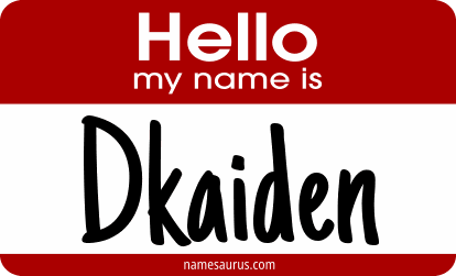 Hello my name is Dkaiden png download