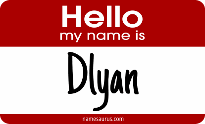 Hello my name is Dlyan png download