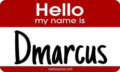 Hello my name is Dmarcus png download