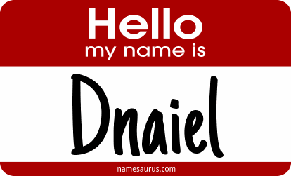 Hello my name is Dnaiel png download