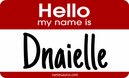 Hello my name is Dnaielle png download