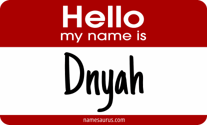 Hello my name is Dnyah png download