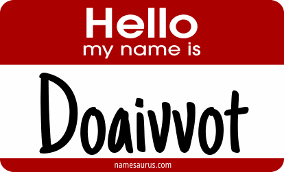 Hello my name is Doaivvot png download