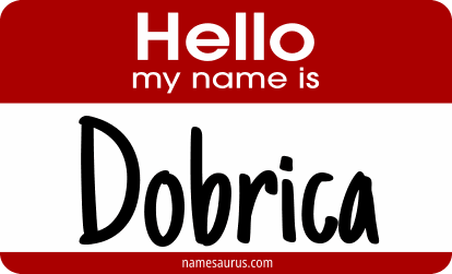 Hello my name is Dobrica png download