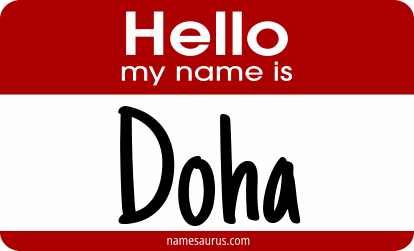 Hello my name is Doha png download