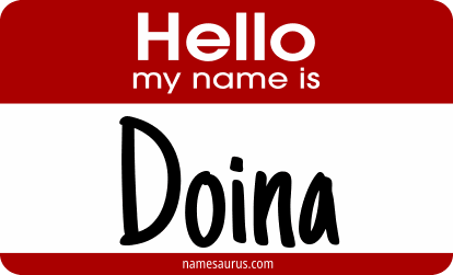 Hello my name is Doina png download