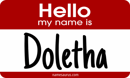 Hello my name is Doletha png download