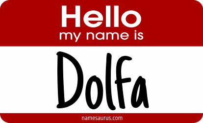 Hello my name is Dolfa png download