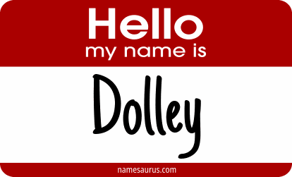 Hello my name is Dolley png download