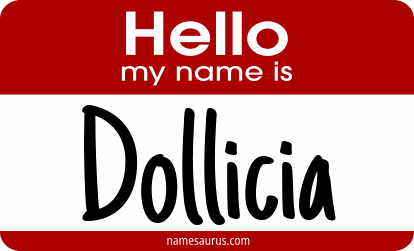 Hello my name is Dollicia png download