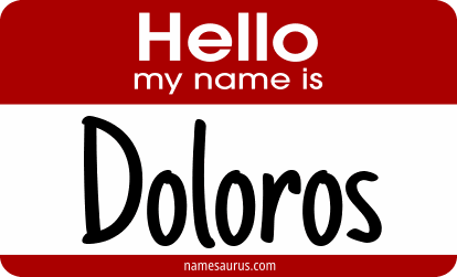 Hello my name is Doloros png download