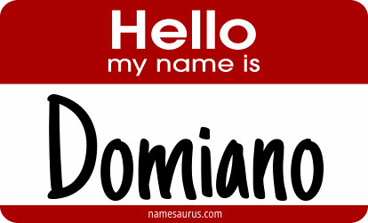 Hello my name is Domiano png download