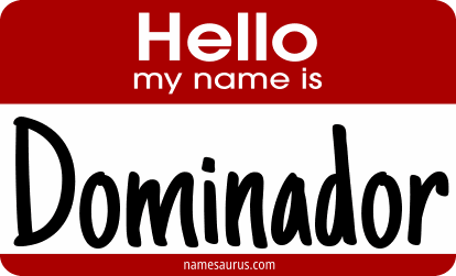 Hello my name is Dominador png download