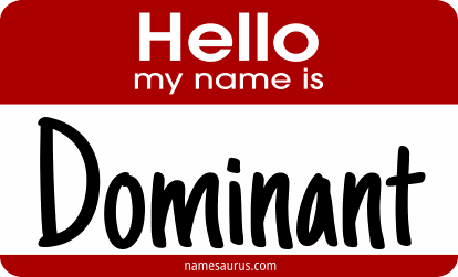 Hello my name is Dominant png download