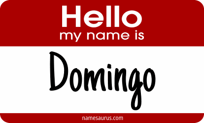 Hello my name is Domingo png download