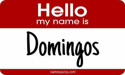 Hello my name is Domingos png download