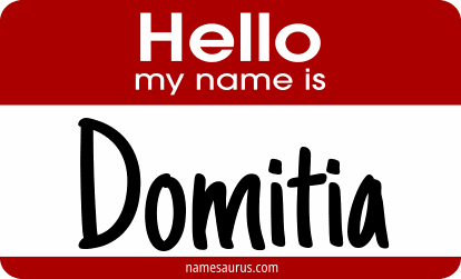 Hello my name is Domitia png download
