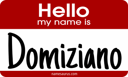 Hello my name is Domiziano png download
