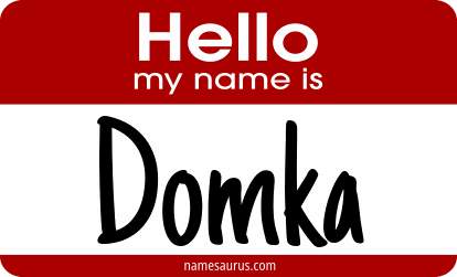Hello my name is Domka png download