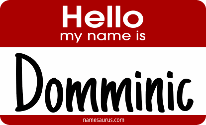 Hello my name is Domminic png download