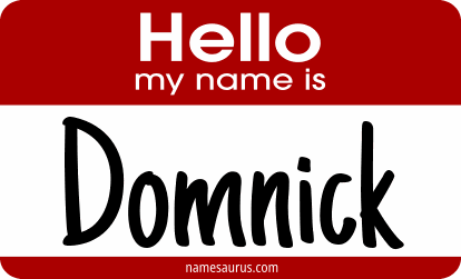 Hello my name is Domnick png download