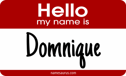 Hello my name is Domnique png download