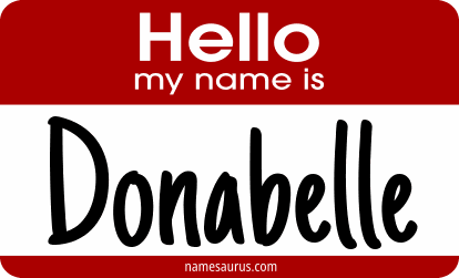 Hello my name is Donabelle png download
