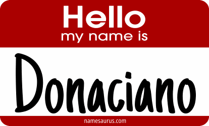Hello my name is Donaciano png download