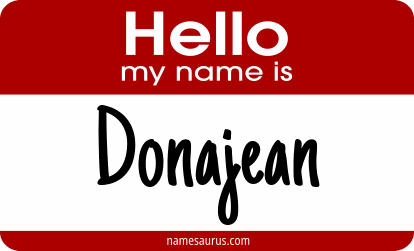 Hello my name is Donajean png download