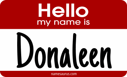 Hello my name is Donaleen png download