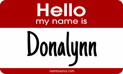 Hello my name is Donalynn png download