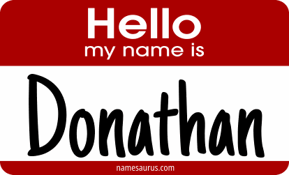 Hello my name is Donathan png download