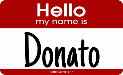 Hello my name is Donato png download
