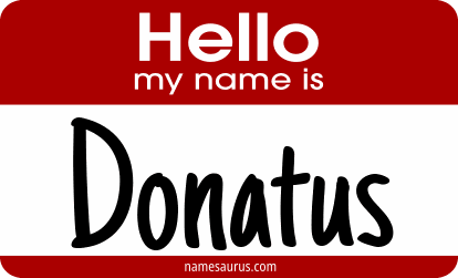 Hello my name is Donatus png download