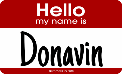 Hello my name is Donavin png download