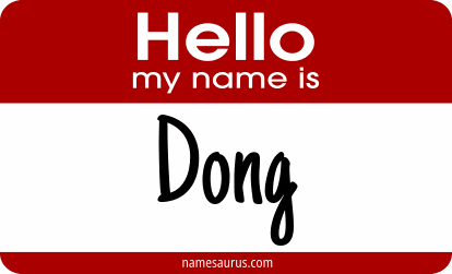 Hello my name is Dong png download