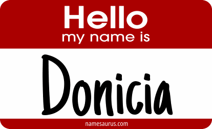 Hello my name is Donicia png download