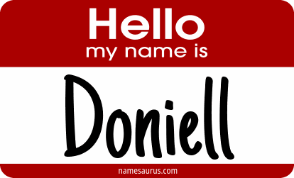 Hello my name is Doniell png download