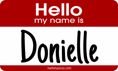 Hello my name is Donielle png download