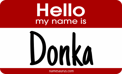 Hello my name is Donka png download