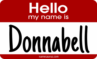 Hello my name is Donnabell png download