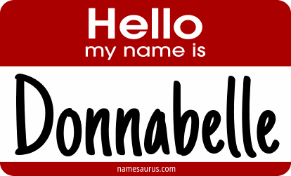 Hello my name is Donnabelle png download