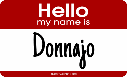 Hello my name is Donnajo png download