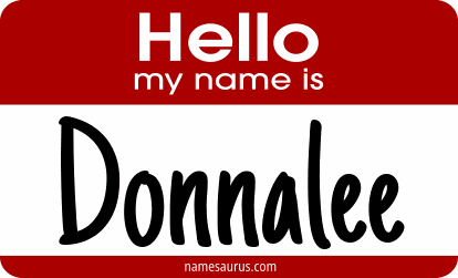 Hello my name is Donnalee png download
