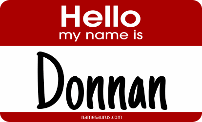 Hello my name is Donnan png download