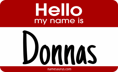 Hello my name is Donnas png download