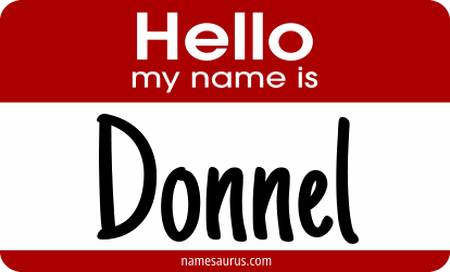 Hello my name is Donnel png download