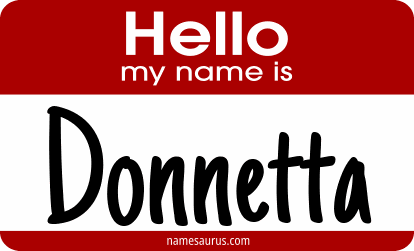 Hello my name is Donnetta png download
