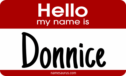 Hello my name is Donnice png download